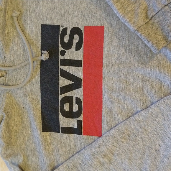 Levi hoodie sweatshirt cropped. - Picture 2 of 4